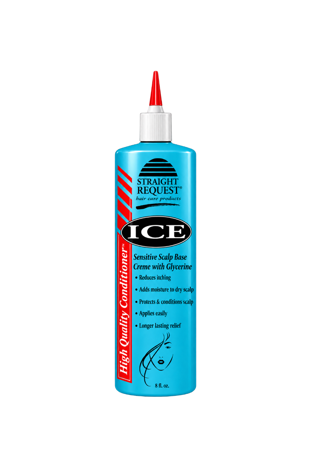 Straight Request Ice Scalp Base